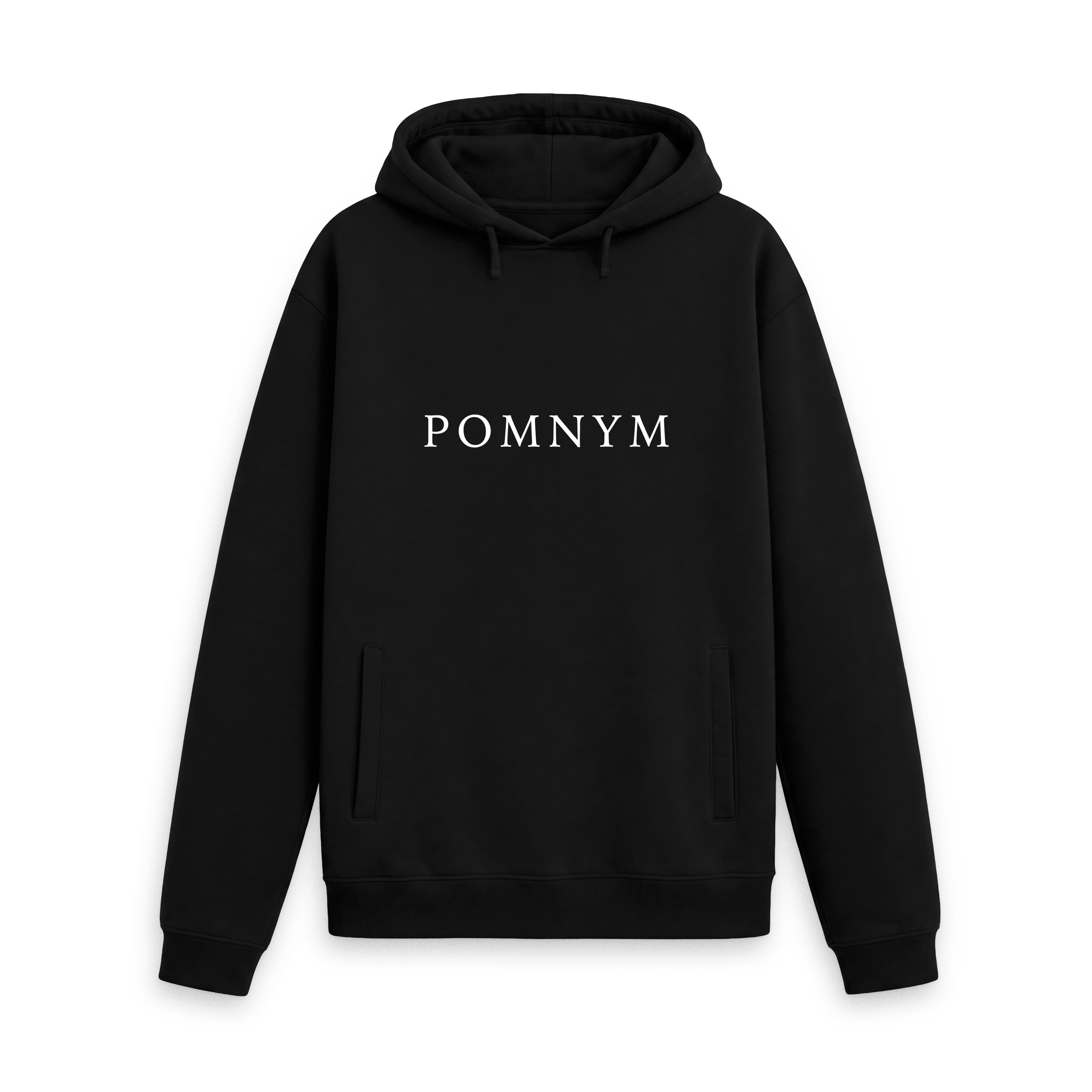 Pomnym Wordmark Hoodie - Black